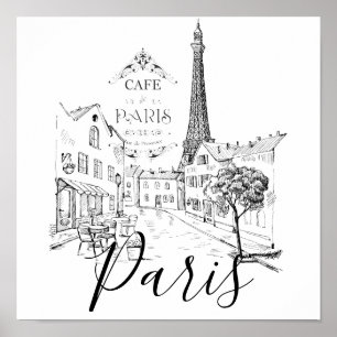 Poster Cafe Paris