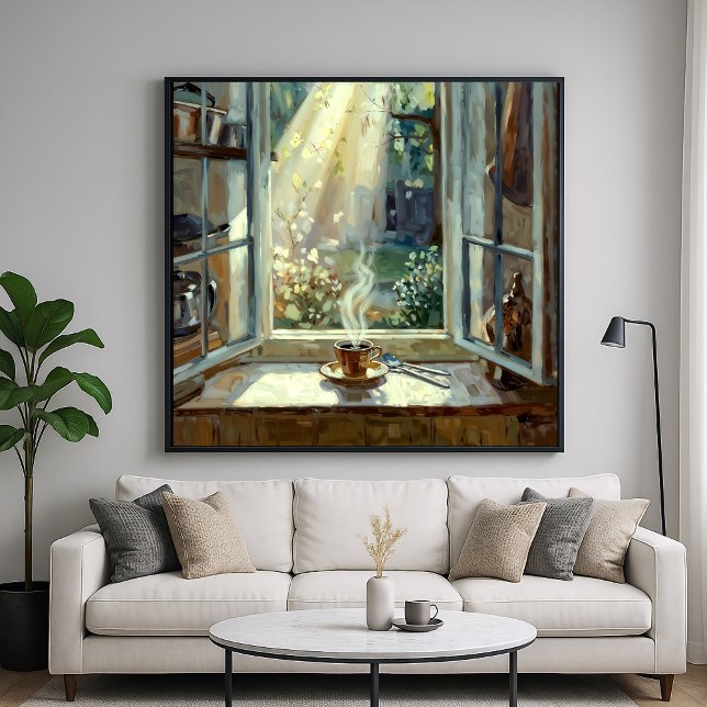 Poster Café Quente - Estilo de Arte de Vida Útil Paixão (Criador carregado)