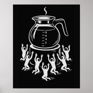 Poster Café Retrô Divertido – Adore o Café