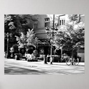 Poster Café Sidewalk