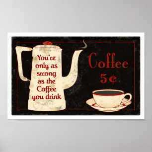 Póster café sign1