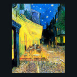 Poster Café Terrace à Noite (1888) Vincent Van Gogh Art<br><div class="desc">Este Café Terrace at Night (1888), paisagista, impressão de artes plásticas, apresenta a renomada pintura Poste-impressionista de Vincent Van Gogh do adorável café da noite amarela de Arles. As pinceladas nessas pinturas lúcidas de Van Gogh são incrivelmente expressivas e espontâneas, e elas brilham com elegância e beleza eterno. O famoso...</div>