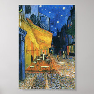 Poster Café Terrace à Noite, Van Gogh - A Famosa Pintura