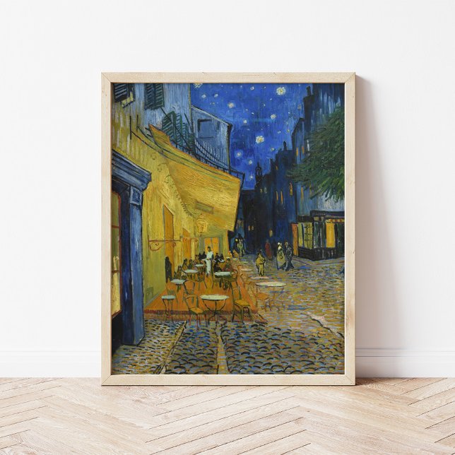 Poster Cafe Terrace à Noite | Vincent Van Gogh (Criador carregado)