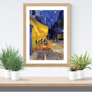 Poster Cafe Terrace na Noite Vincent van Gogh