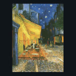 Póster Café Terrace por van Gogh Poste-impressionista Pos<br><div class="desc">Cenas de Cidade Parisiense Impressionista postada: Pintura de Café Terrace por Vincent van Gogh - Obras-primas Clássicas</div>