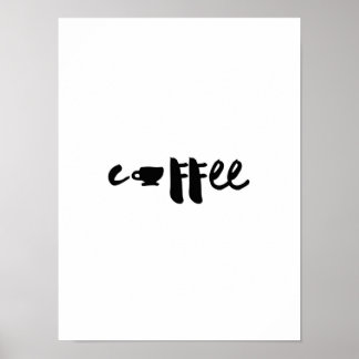 Póster Café | Tipografia