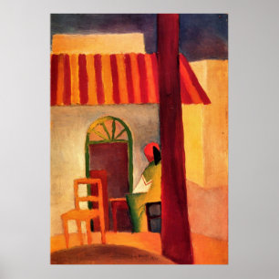 Poster Café turco daqui até agosto Macke