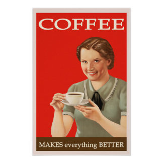 Póster Café Vintage