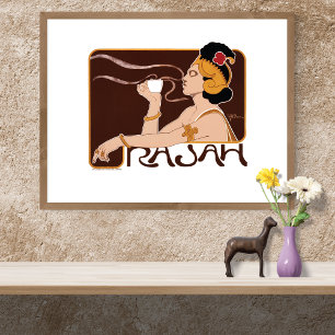 Póster Café Vintage Egípcio