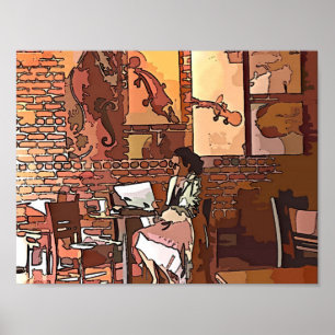 Poster Cafetaria artística