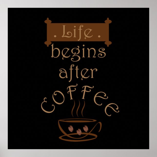 Poster cafetões engraçados (Frente)