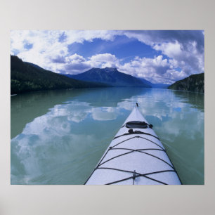 Póster Caiaque no final do Lago Azure em Wells