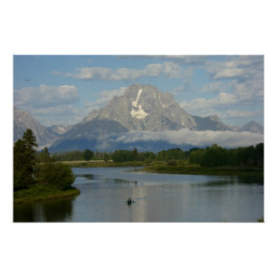 Póster Caiaque no Grand Teton National Park