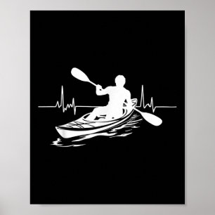 Poster Caiaque Remo Caiaqueiro Canoa Remada Caiaque