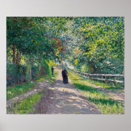 Poster Caillebotte - Beco Da Villa De Flores