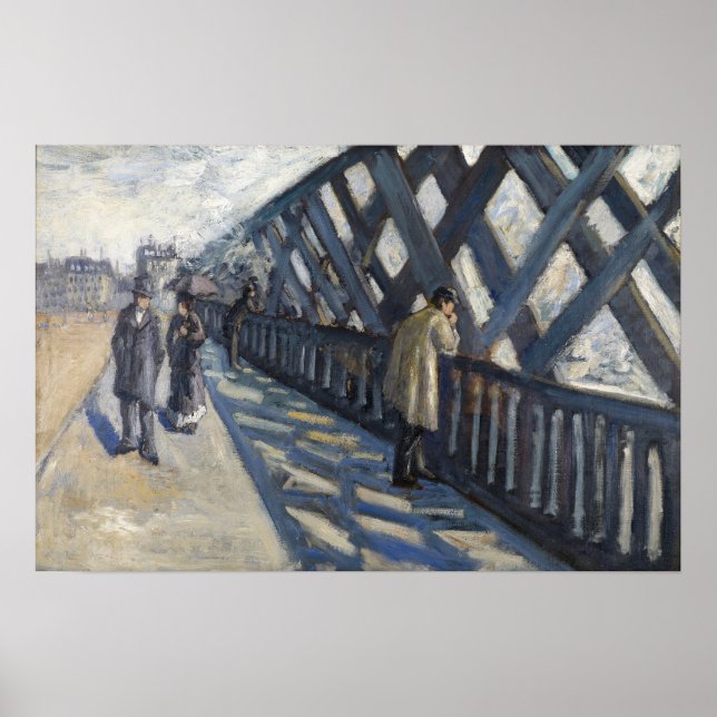Poster Caillebotte - Estudo Para A Ponte Da Europa (Frente)