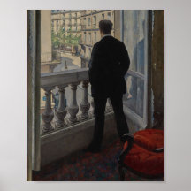 Caillebotte - Jovem na Janela (1876)