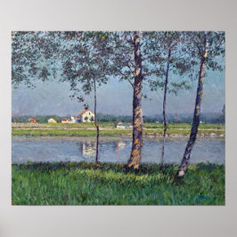Poster Caillebotte - Margem do Sena em Gennevilliers