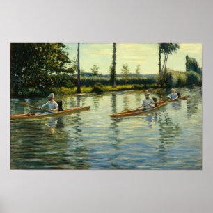 Poster Caillebotte - Navegando no Yerres
