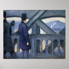 Poster Caillebotte - O Esboço da Ponte da Europa