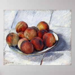 Poster Caillebotte - O Prato de Pêssegos