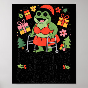 Poster Caindo, Mas Ainda Engraçado Sapo de Natal Hol