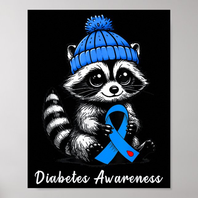 Poster Caiola Boca E Diabetes Azul (Frente)