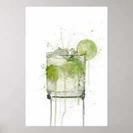 Poster Caipirinha Coquetel