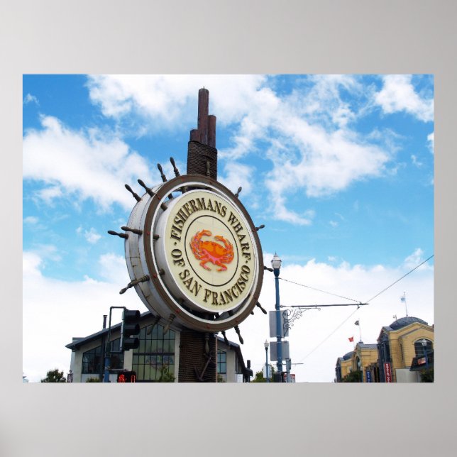 Póster Cais do pescador (Frente)