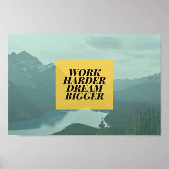 Poster Caixa Amarela Motivacional (Frente)