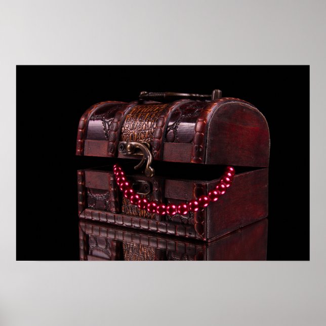 Poster Caixa com tesouros (Frente)