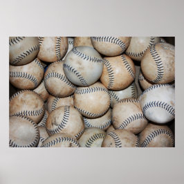 Poster Caixa de Baseballs