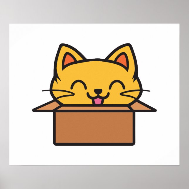 Poster Caixa de cartão dentro (Frente)