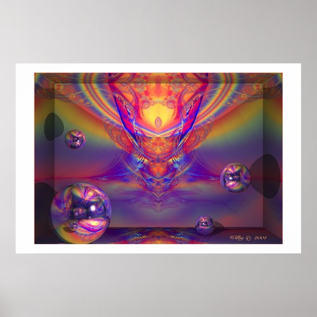 Póster Caixa de cores (Frente)