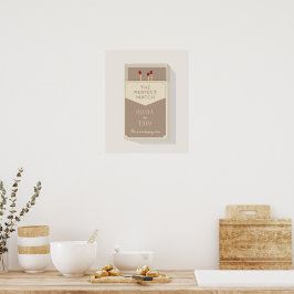 Poster Caixa de Fósforos Casal Personalizada O Par Perfei