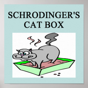 Poster caixa de gato dos schrodinger