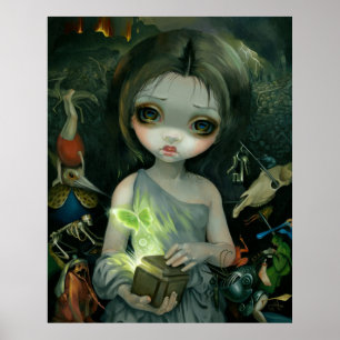 Póster Caixa de Pandora grande da arte dos olhos do