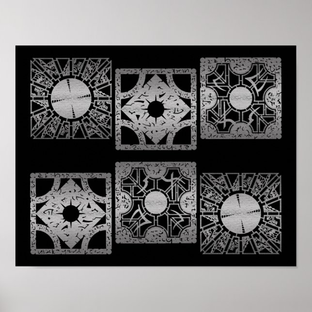 Poster Caixa de Quebra-cabeça da Hellraiser Desconstruída (Frente)