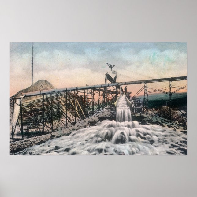 Poster Caixa de Sluice da Operação de Mineração Dourada d (Frente)