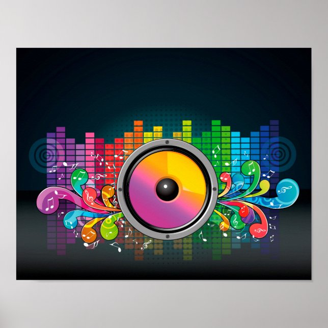 Poster Caixa de som (Frente)