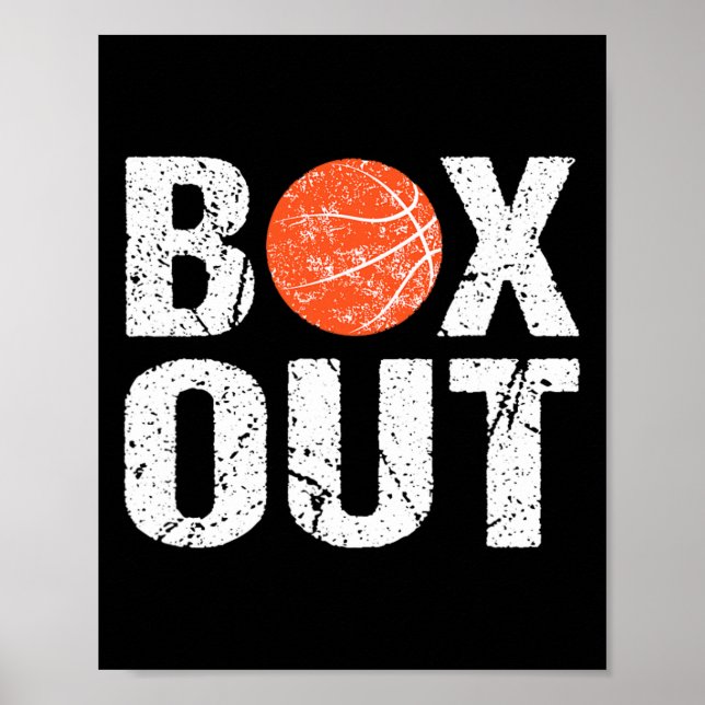 Poster Caixa de treinador de basquetebol dizendo oferta n (Frente)