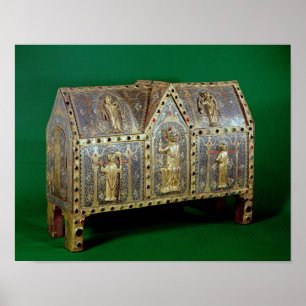 Póster Caixa do relicário de St. Calminius, Limoges