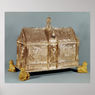 Póster Caixa do relicário de St. Macairius de Ghent, 161