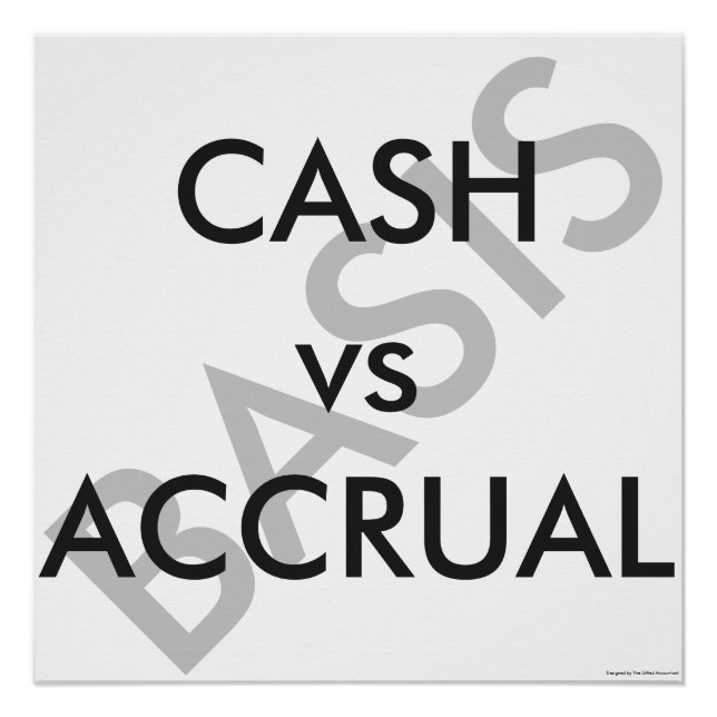 Póster "CAIXA vs ACCRUAL" (Frente)