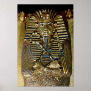 Poster Caixão interior de Tutankhamun