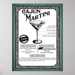 Poster Cajun Cocktail