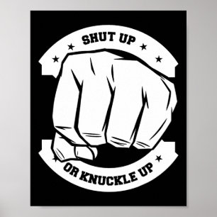 Poster Cala-Te Ou Arranca-Te - Bare Knuckle Boxing