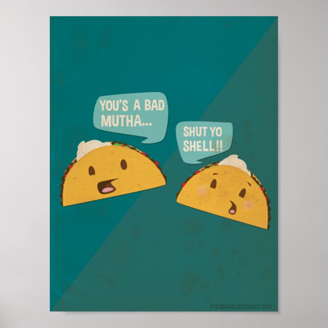 Poster Cala-te, Shell! (Frente)