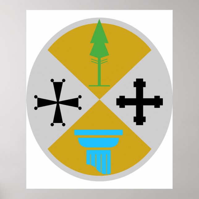 Poster Calábria, Itália (Frente)